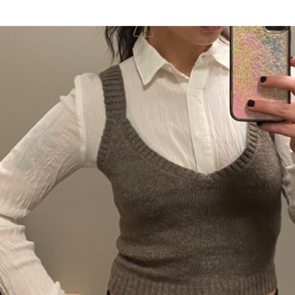 Professional sheer dress shirt combo